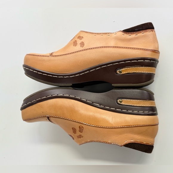 L'ARTISTE Natural leather BURBANK clogs size 36/5.5-6US - Picture 6 of 9